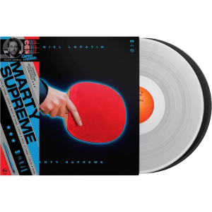 vinyle marty supreme transparent et noir visuel produit