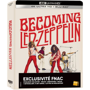 becoming led zeppelin 4k steelbook collector visuel produit
