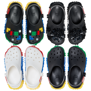 crocs x lego collection adultes et enfants visuel produit