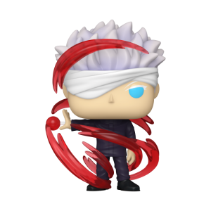 funko pop satoru gojo red energy visuel produit