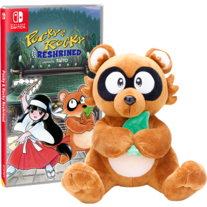 pocky rocky reshrined avec peluche sur switch visuel produit