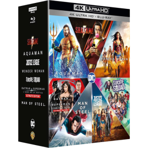 Coffret Intégrale DC Extended Universe en Blu Ray 4K 2D (7 films) visuel produit def