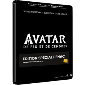avatar de feu et de cendres 4k steelbook fnac visuel produit