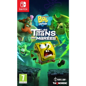 bob leponge les titans des marees sur switch visuel produit