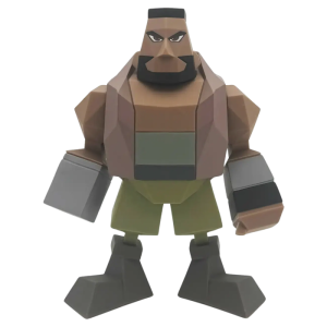 figurine barret wallace final fantasy vii polygon visuel produit