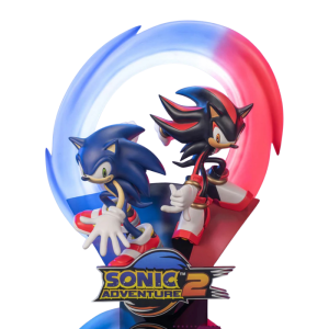 figurine sonic adventure 2 sonic et shadow definitive visuel produit