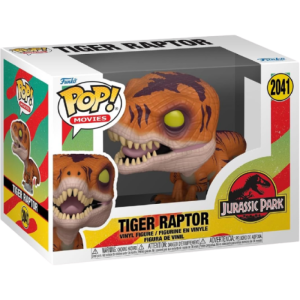funko pop jurassic park tiger raptor visuel produit