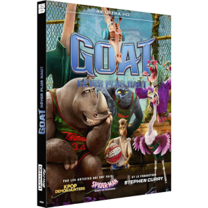 goat en blu ray 4k visuel produit