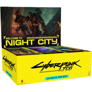 jeu de cartes cyberpunk welcome to night city display visuel produit