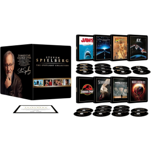 steven spielberg collection coffret 8 steelbooks 4k visuel produit